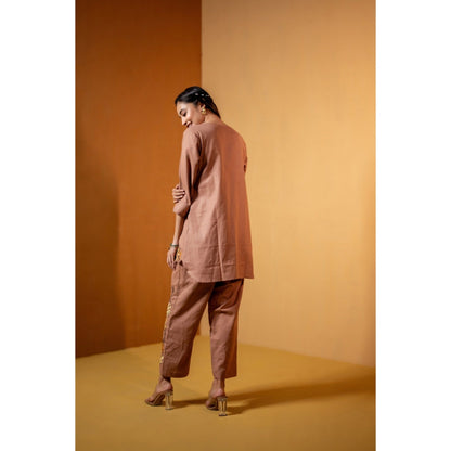 The House of Hemp Mauve Vanyaa Co-Ord Set