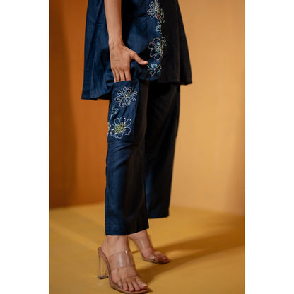 The House of Hemp Navy Blue Keya Co-Ord Set