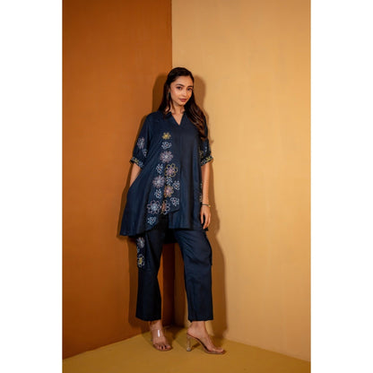 The House of Hemp Navy Blue Keya Co-Ord Set