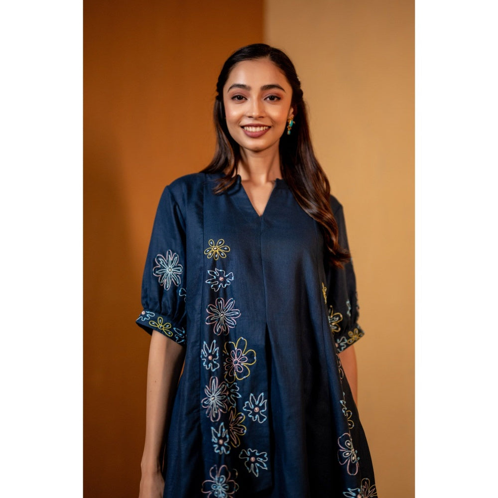 The House of Hemp Navy Blue Keya Co-Ord Set