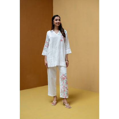 The House of Hemp White Viha Co-Ord Set