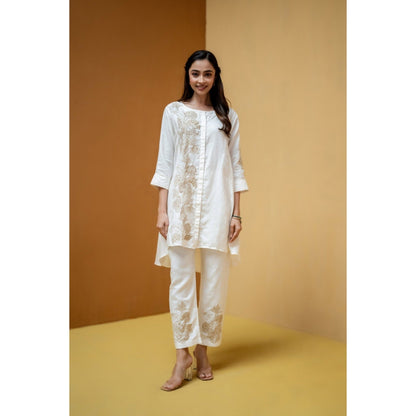 The House of Hemp White Naira Co-Ord Set