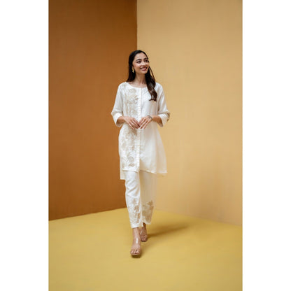 The House of Hemp White Naira Co-Ord Set