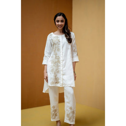 The House of Hemp White Naira Co-Ord Set