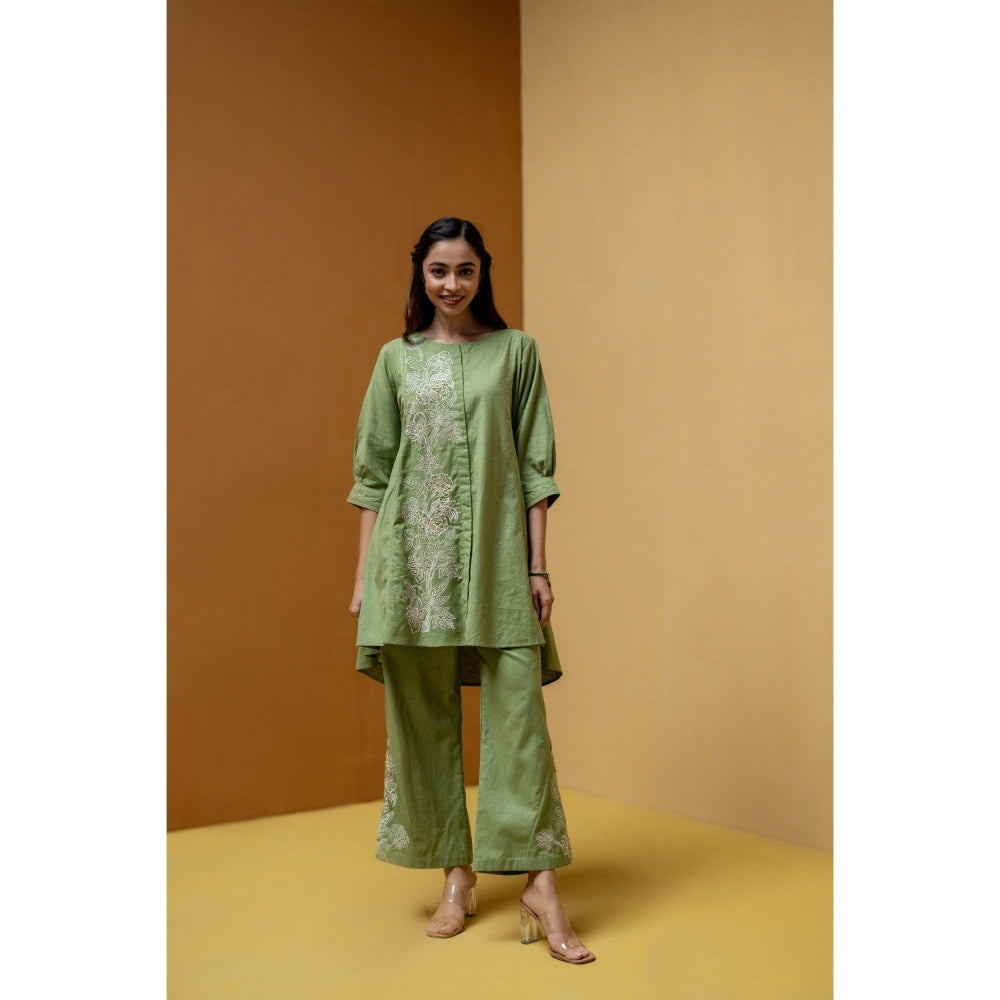 The House of Hemp Green Eira Co-Ord Set