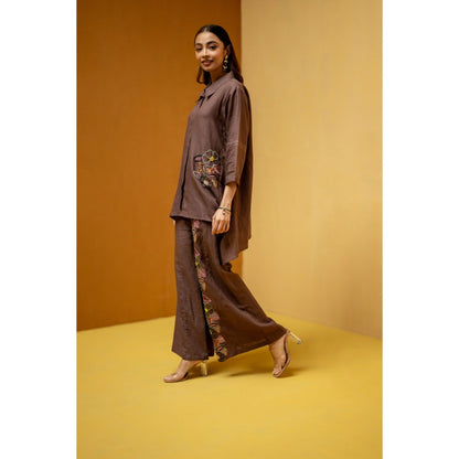 The House of Hemp Burgundy Sarhaa Co-Ord Set