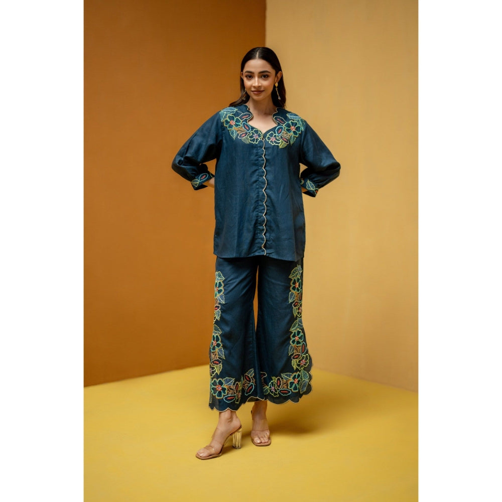 The House of Hemp Navy Blue Kaaya Co-Ord Set