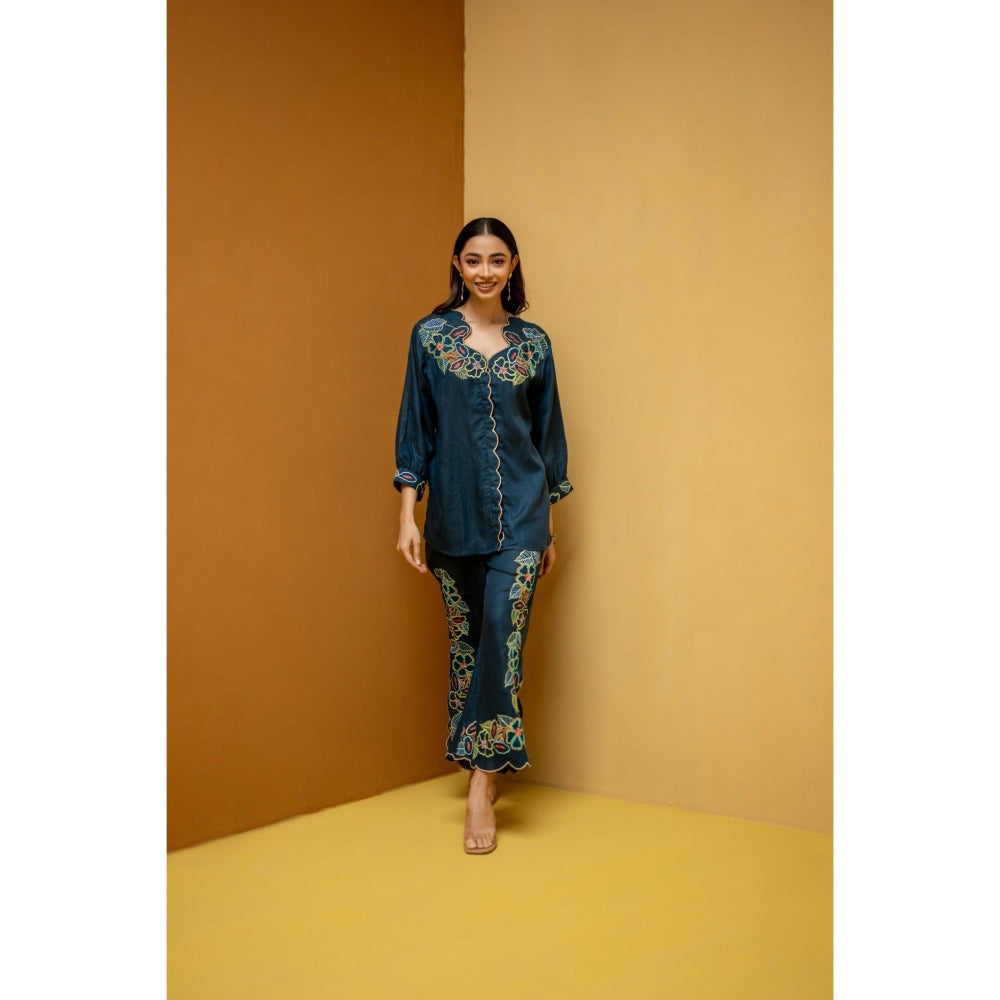 The House of Hemp Navy Blue Kaaya Co-Ord Set