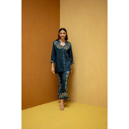 The House of Hemp Navy Blue Kaaya Co-Ord Set