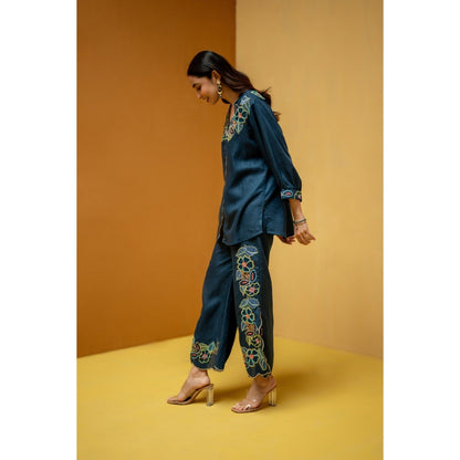 The House of Hemp Navy Blue Kaaya Co-Ord Set
