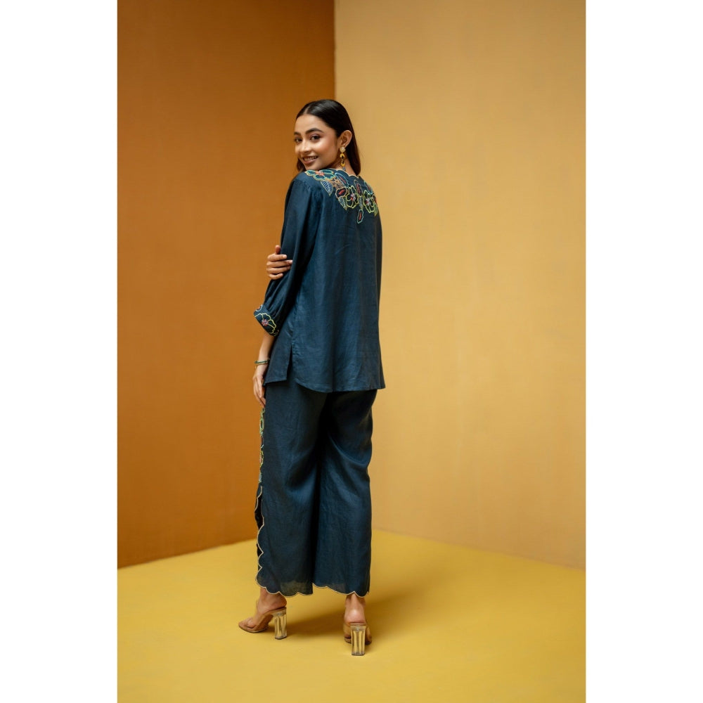 The House of Hemp Navy Blue Kaaya Co-Ord Set