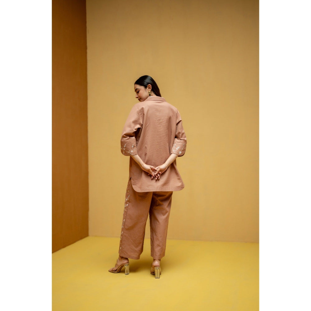 The House of Hemp Peach Mati Co-Ord Set