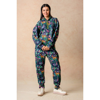 THETAA Green Printed Co-Ord (Set of 2)