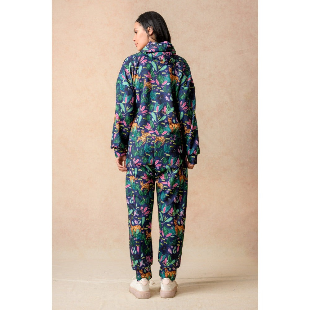 THETAA Green Printed Co-Ord (Set of 2)