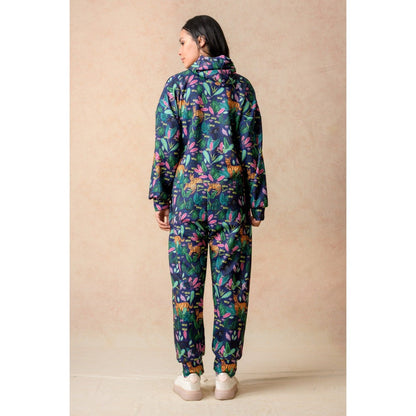 THETAA Green Printed Co-Ord (Set of 2)