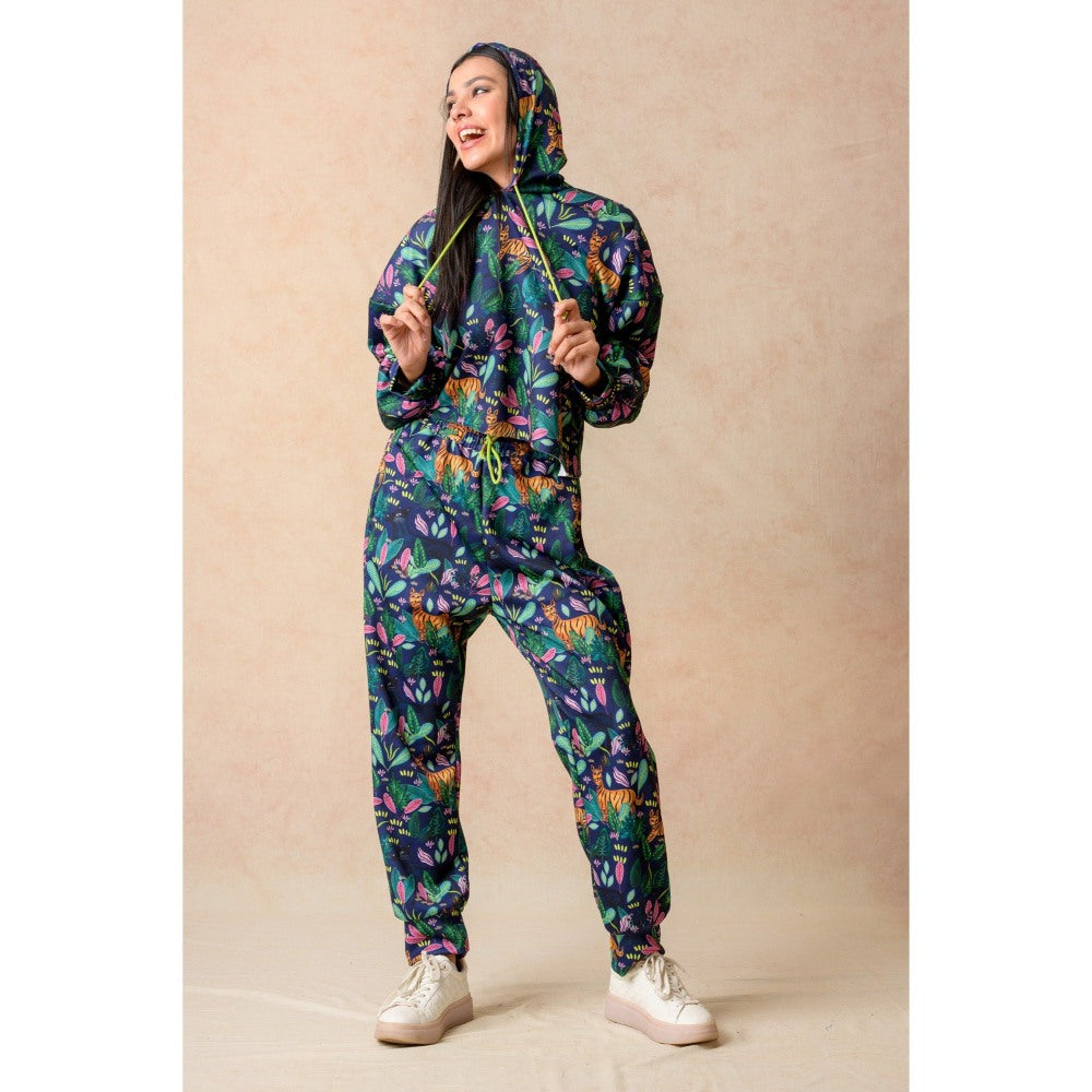 THETAA Green Printed Co-Ord (Set of 2)