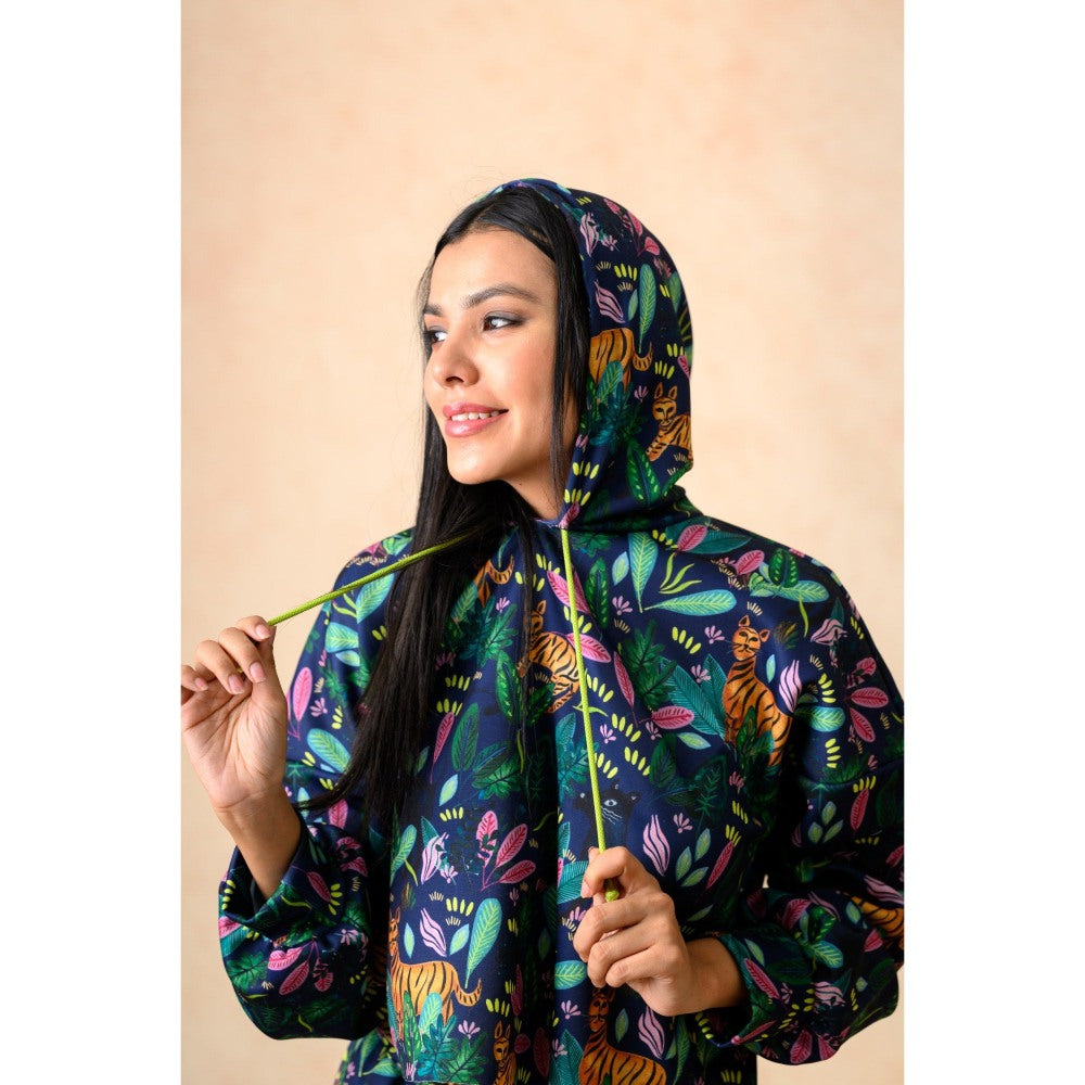 THETAA Green Printed Co-Ord (Set of 2)