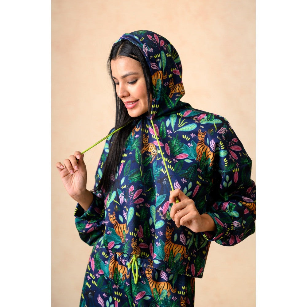 THETAA Green Printed Co-Ord (Set of 2)