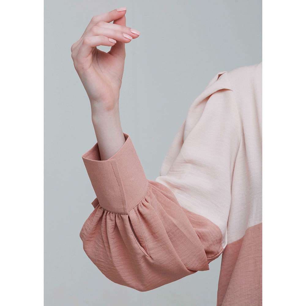THE SILK LOVE Women Cotton Colorblock Multi-Color Shirt
