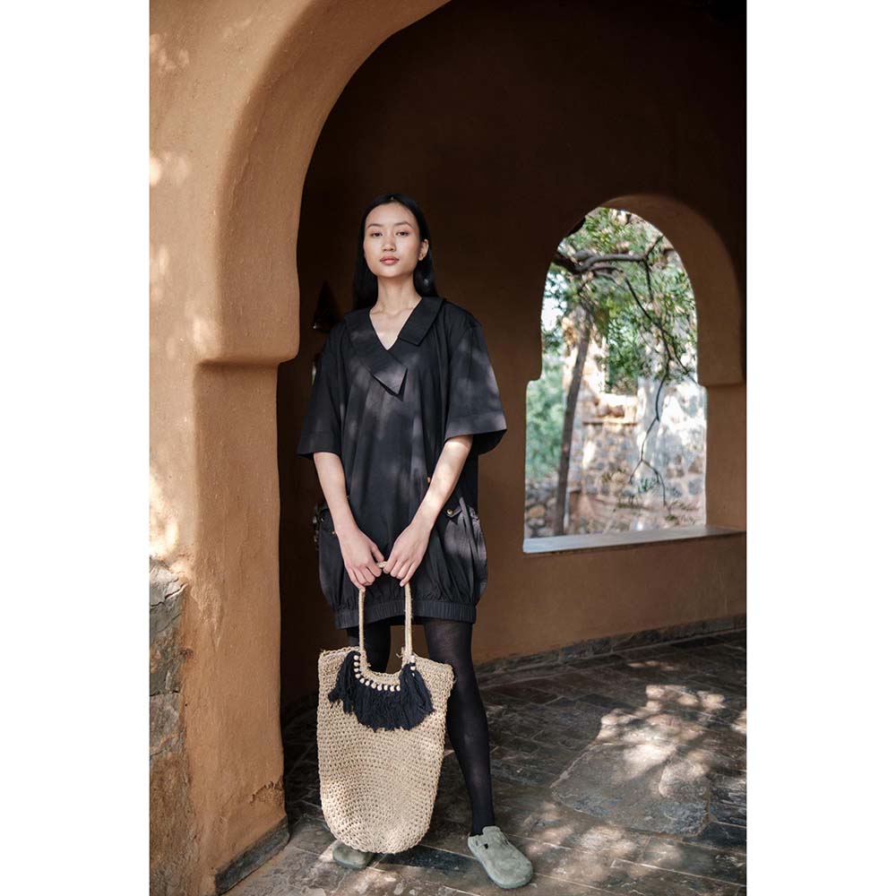 The Terra tribe Black Sydney Shift Dress