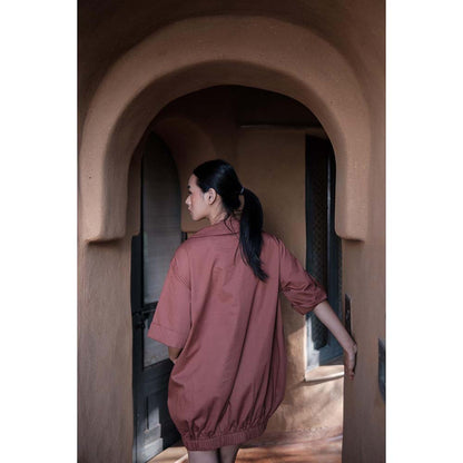The Terra tribe Brown Sydney Shift Dress