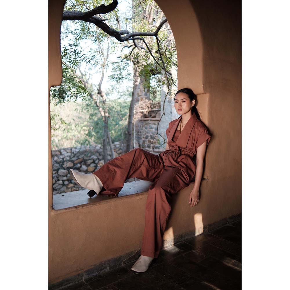 The Terra tribe Brown Friday Flared Pant