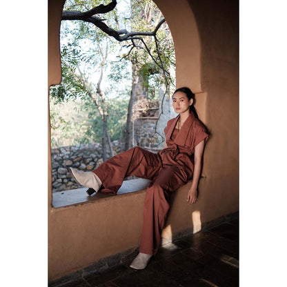 The Terra tribe Brown Friday Flared Pant