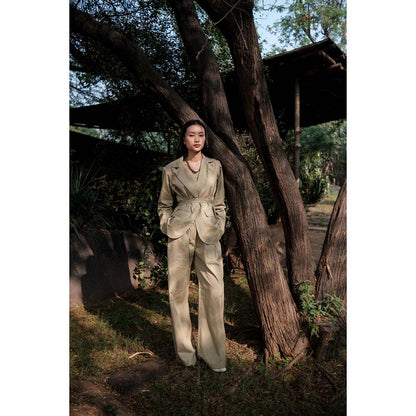 The Terra tribe Khaki Cambridge Blazer