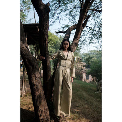 The Terra tribe Khaki Milano Blazer