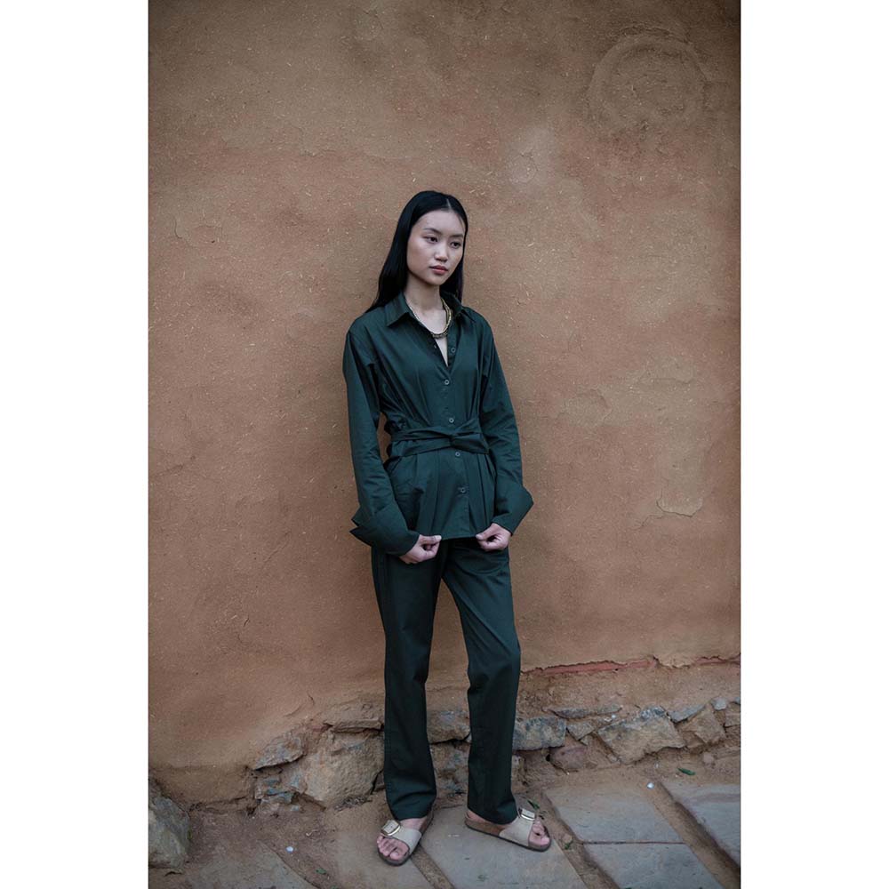 The Terra tribe Olive Sandra Straight Pant