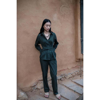 The Terra tribe Olive Sandra Straight Pant