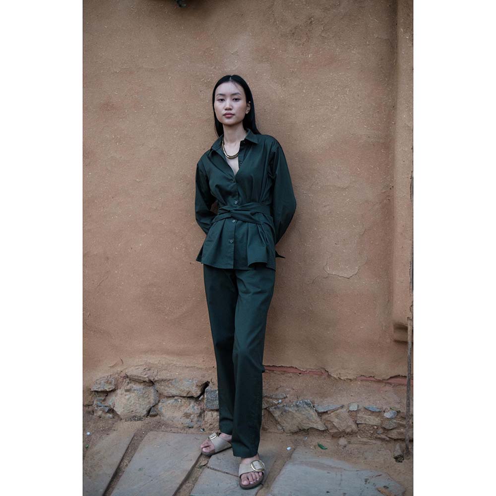 The Terra tribe Olive Sandra Straight Pant