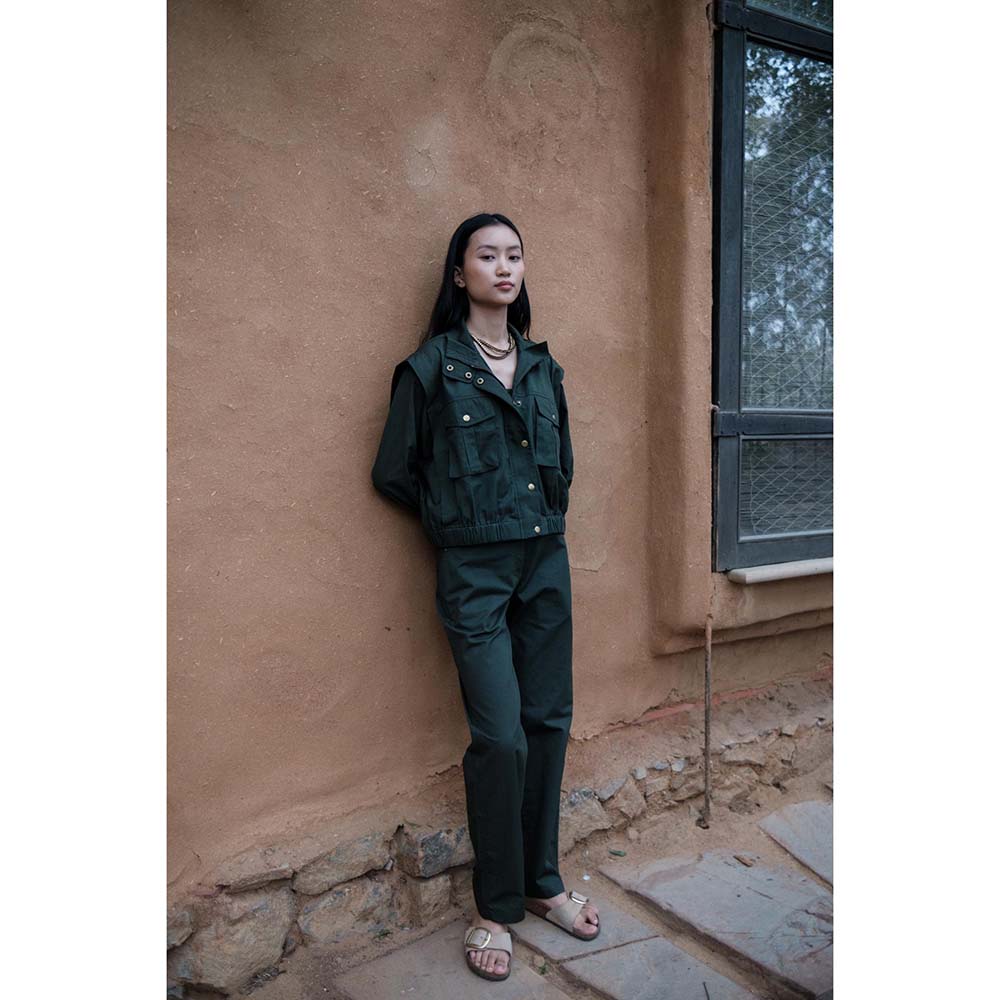 The Terra tribe Olive Sandra Straight Pant