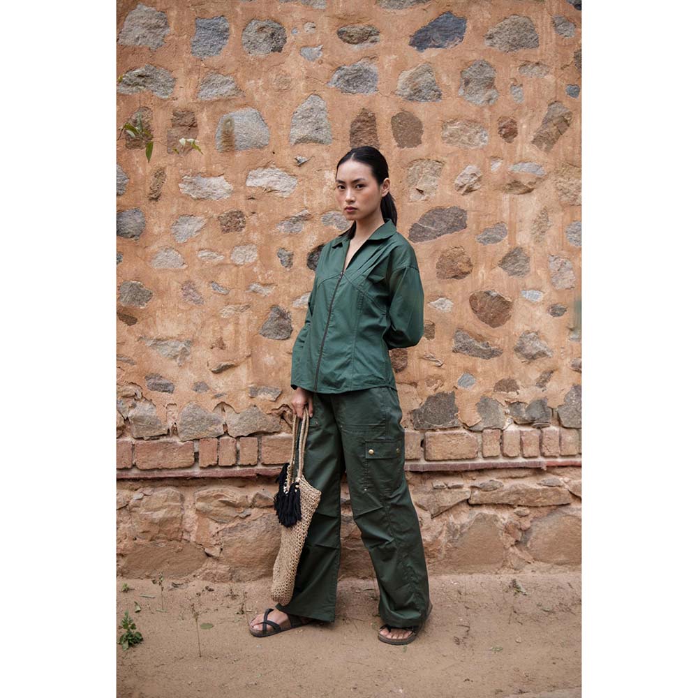 The Terra tribe Olive Arizona Shirt
