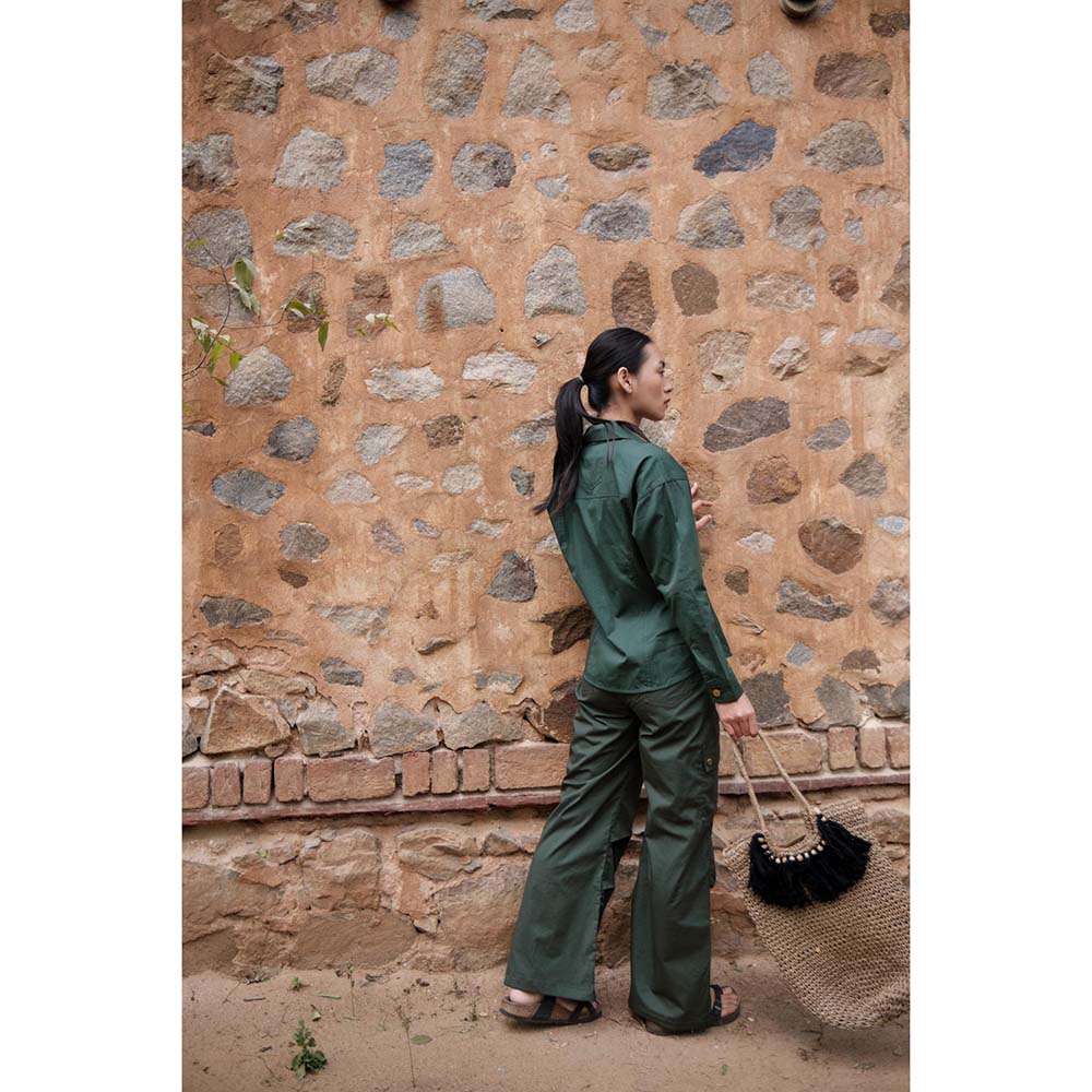 The Terra tribe Olive Arizona Shirt