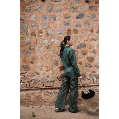 The Terra tribe Olive Arizona Shirt