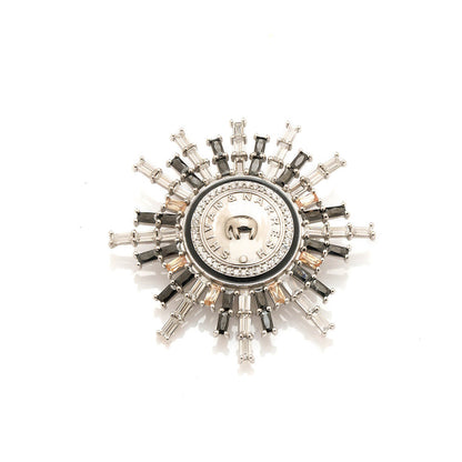 Aulerth Multi-Color Numisma Star Burst Brooch by Shivan & Narresh