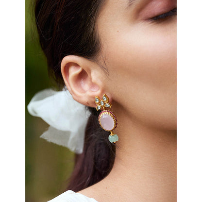 Aulerth Multi-Color Gulmohar Pastel Drops by Tribe Amrapali