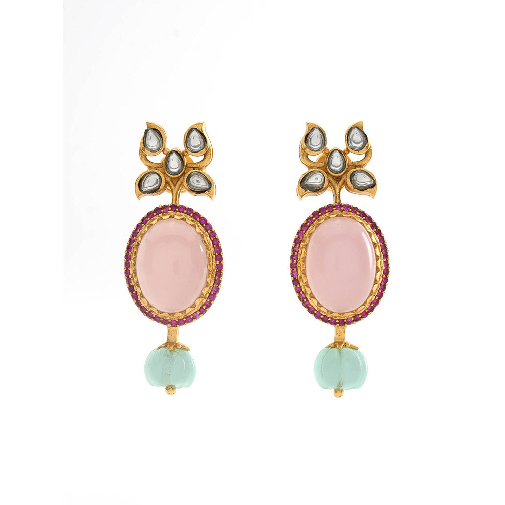 Aulerth Multi-Color Gulmohar Pastel Drops by Tribe Amrapali
