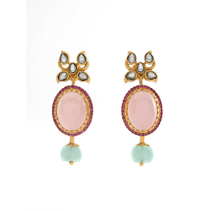 Aulerth Multi-Color Gulmohar Pastel Drops by Tribe Amrapali