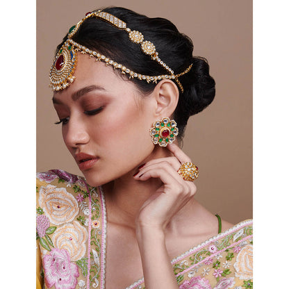 Aulerth Multi-Color Multi-Color Roya Studs by Suneet Varma