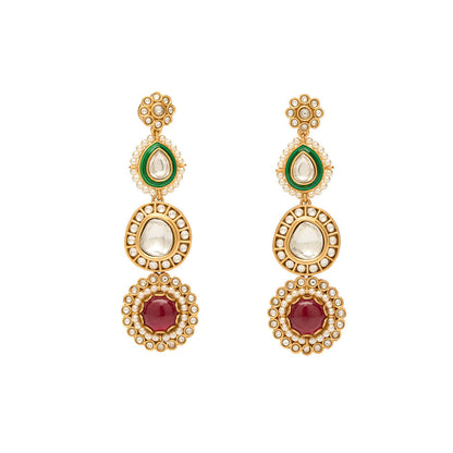 Aulerth Multi-Color Pakeezah Danglers by Suneet Varma