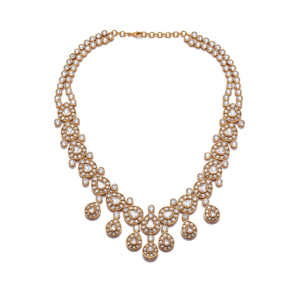 Aulerth White Luna Necklace by Suneet Varma