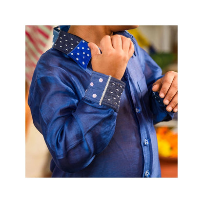 Tilsim by Sagarika Mehrotra Blue Mystic Medley Shirt