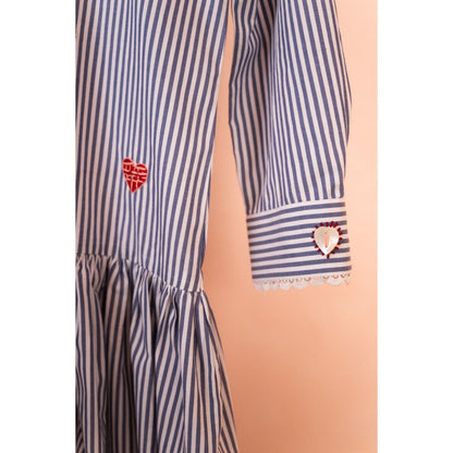 Tilsim by Sagarika Mehrotra Blue Loveberry Dress