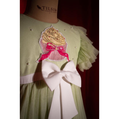 Tilsim by Sagarika Mehrotra Mint Cupcake Delight Dress