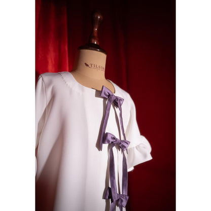 Tilsim by Sagarika Mehrotra Ivory Knots Dress