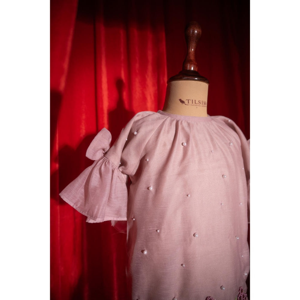 Tilsim by Sagarika Mehrotra Blushy Pearls Dress