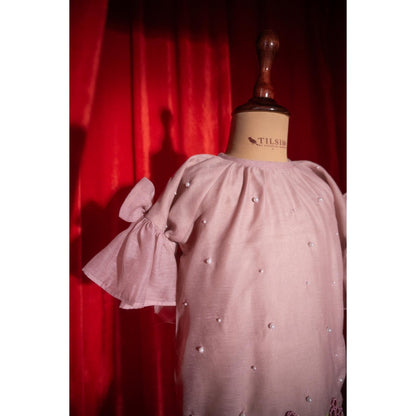 Tilsim by Sagarika Mehrotra Blushy Pearls Dress