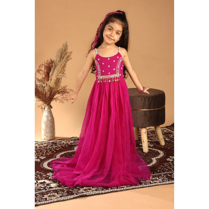 Tilsim by Sagarika Mehrotra Gulabi Grace Gown